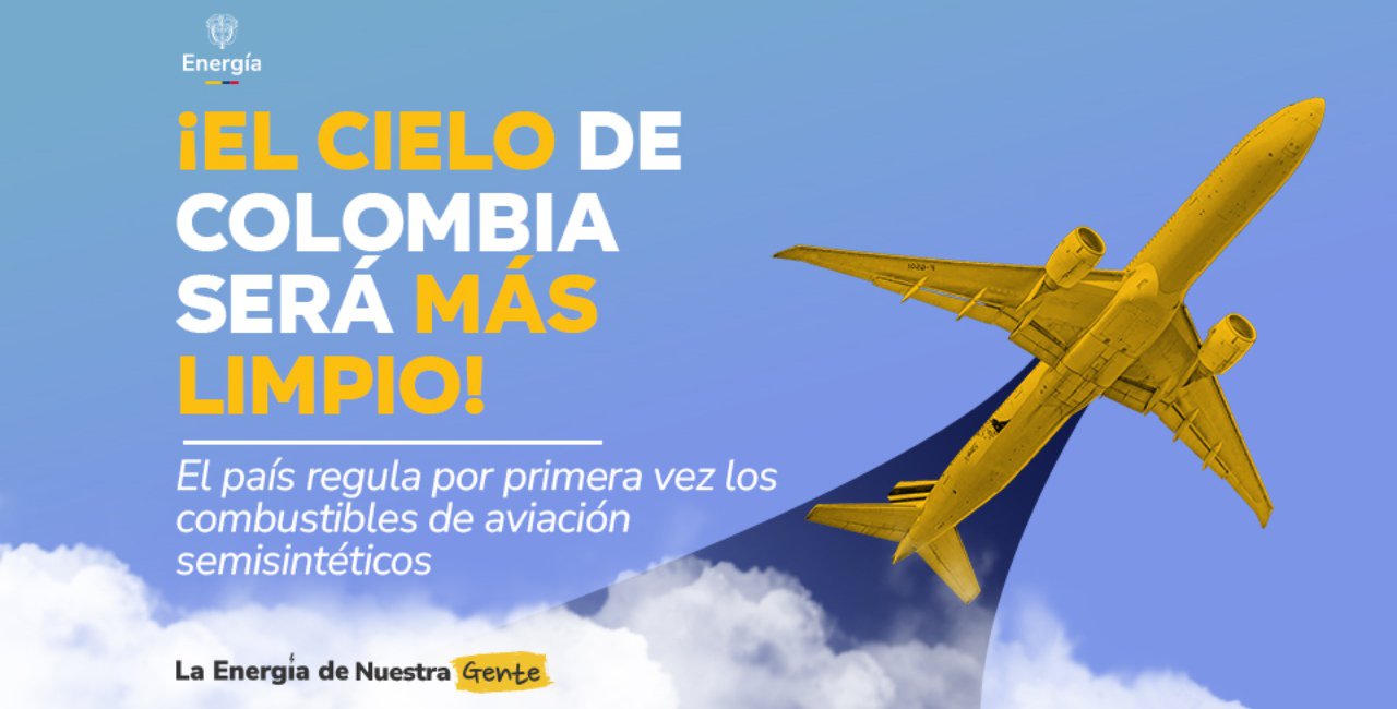 Colombia da un paso histórico para regular los combustibles de aviación semisintéticos y avanzar hacia un transporte aéreo más limpio