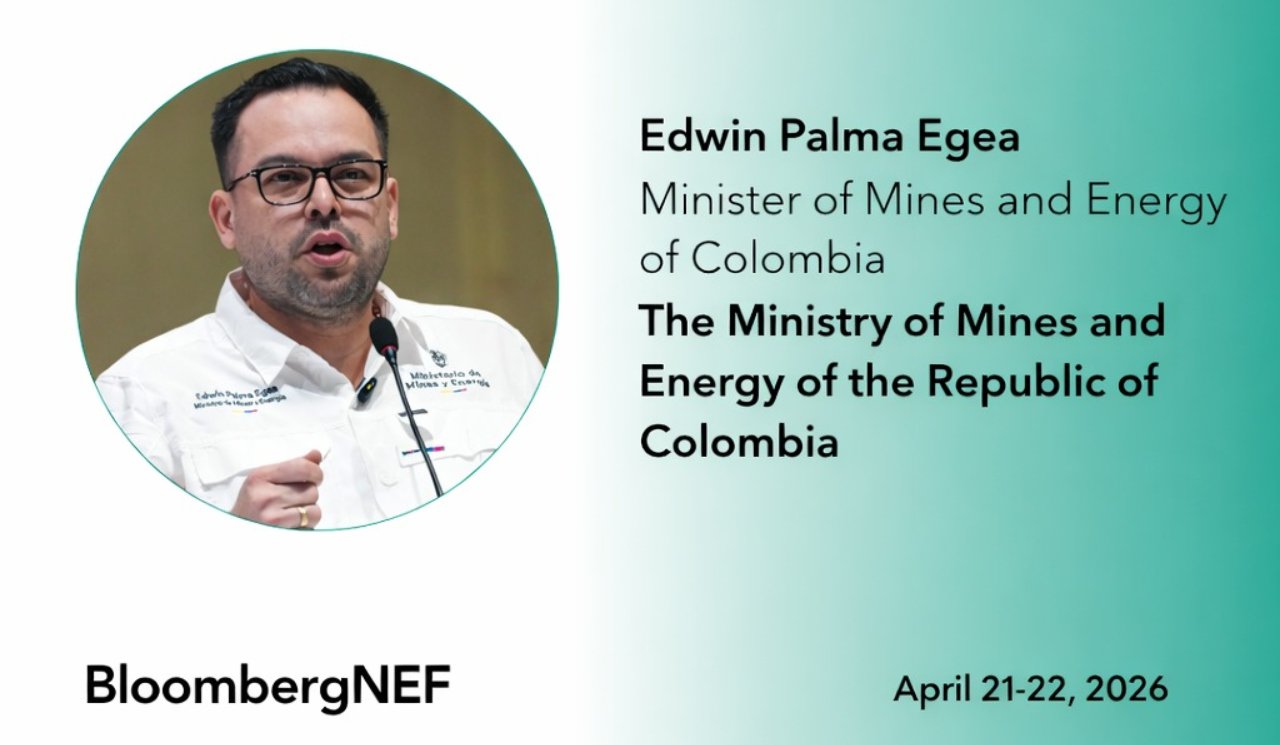 Colombia llega a Nueva York para disputar el liderazgo energético del continente: el ministro Edwin Palma participará en el BloombergNEF Summit