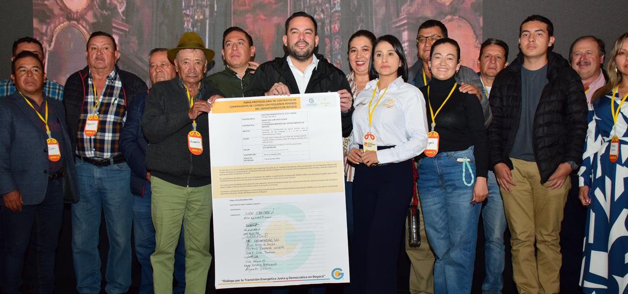 Gobierno cumplió a los mineros de Boyacá y construirá granjas solares para democratizar la energía