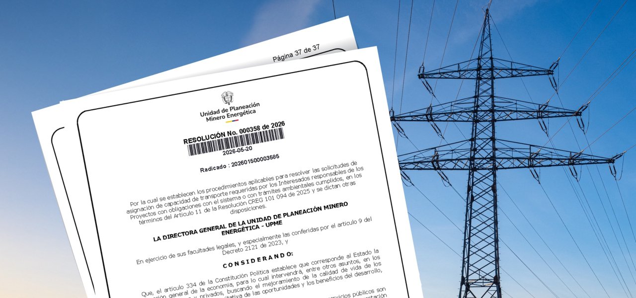 Gobierno expide resolución para acelerar proyectos de energía limpia y fortalecer la confiabilidad eléctrica en Colombia