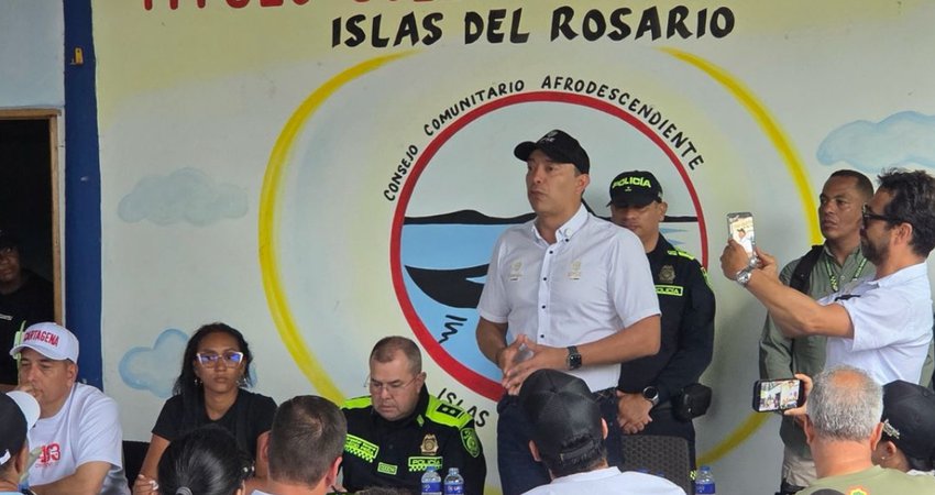 Gobierno nacional, comunidad y Alcaldía de Cartagena unen esfuerzos para superar la contingencia energética en Isla Grande