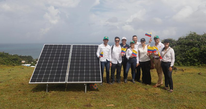 ¡El Gobierno le cumple a las regiones!, Ecopetrol inició la construcción de la primera granja solar en Providencia